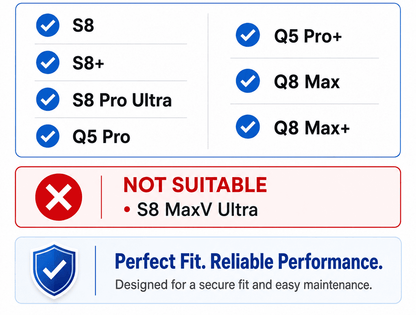 Genuine Roborock S8 / Q5 Pro / Q8 Max Duo Roller Main Brushes