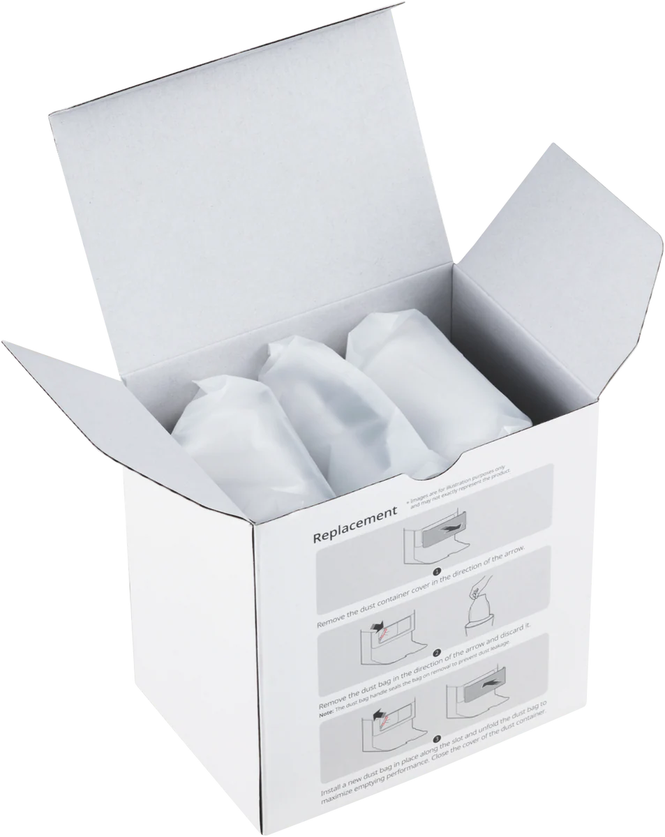 Roborock Genuine Dust Bags – Qrevo, S8 MaxV Ultra & Saros Series (3 Pack)